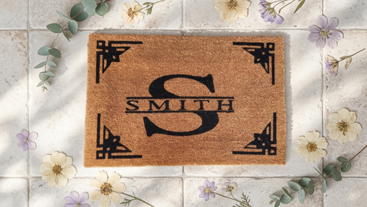 Welcome Doormat| Monogram | Front Door