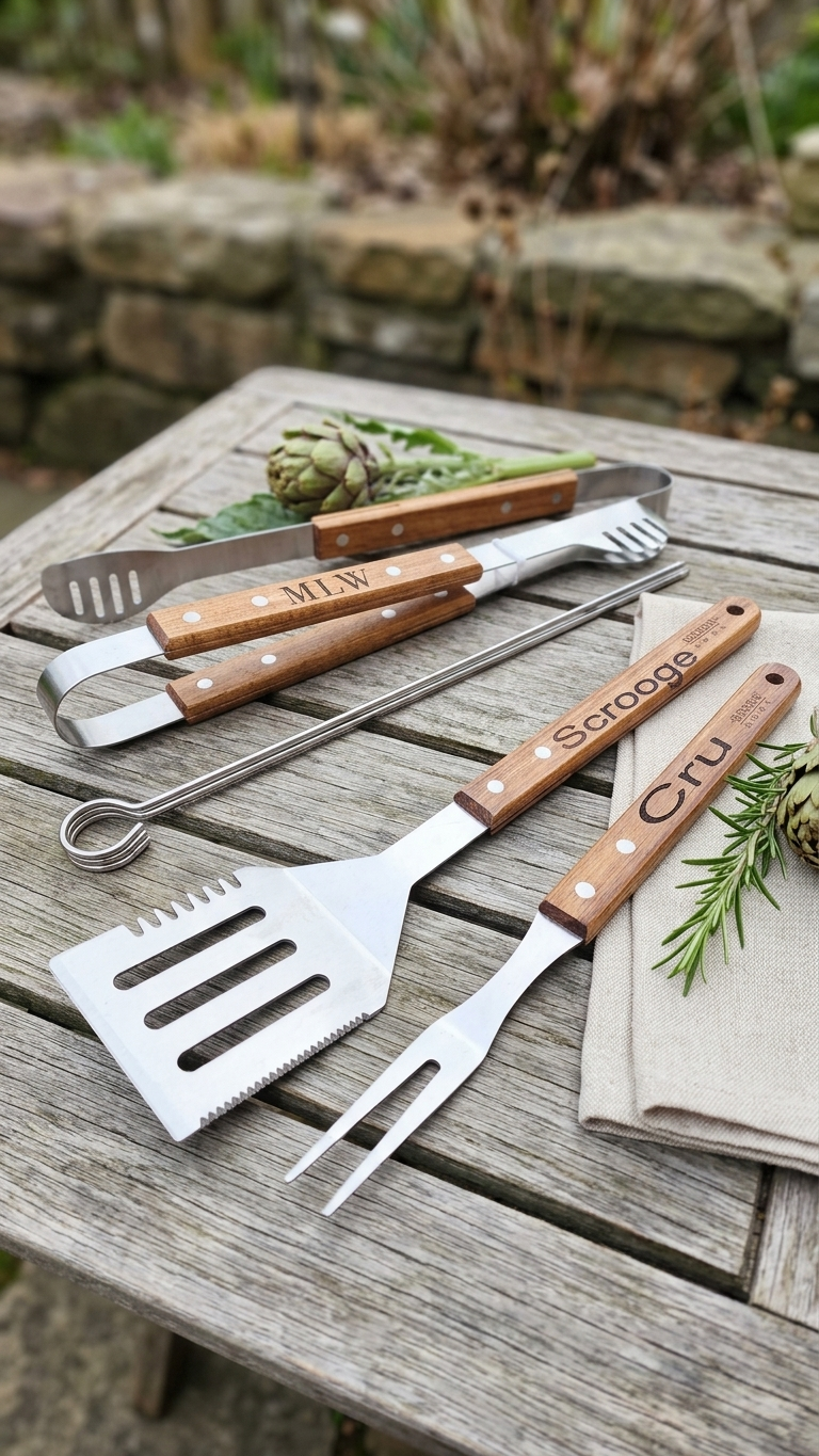 Custom Grill Set | Personalized Grill utensils