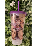 BTS Dynamite Starbucks cup