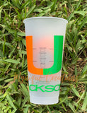 Miami Hurricanes Starbucks Cup