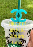Designer CC Logo Starbucks cup