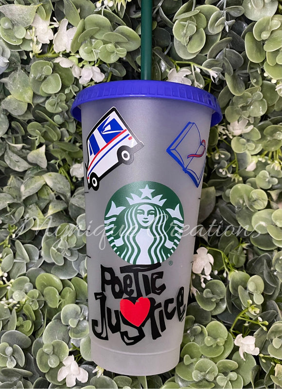 Poetic Justice inspired Starbucks cup