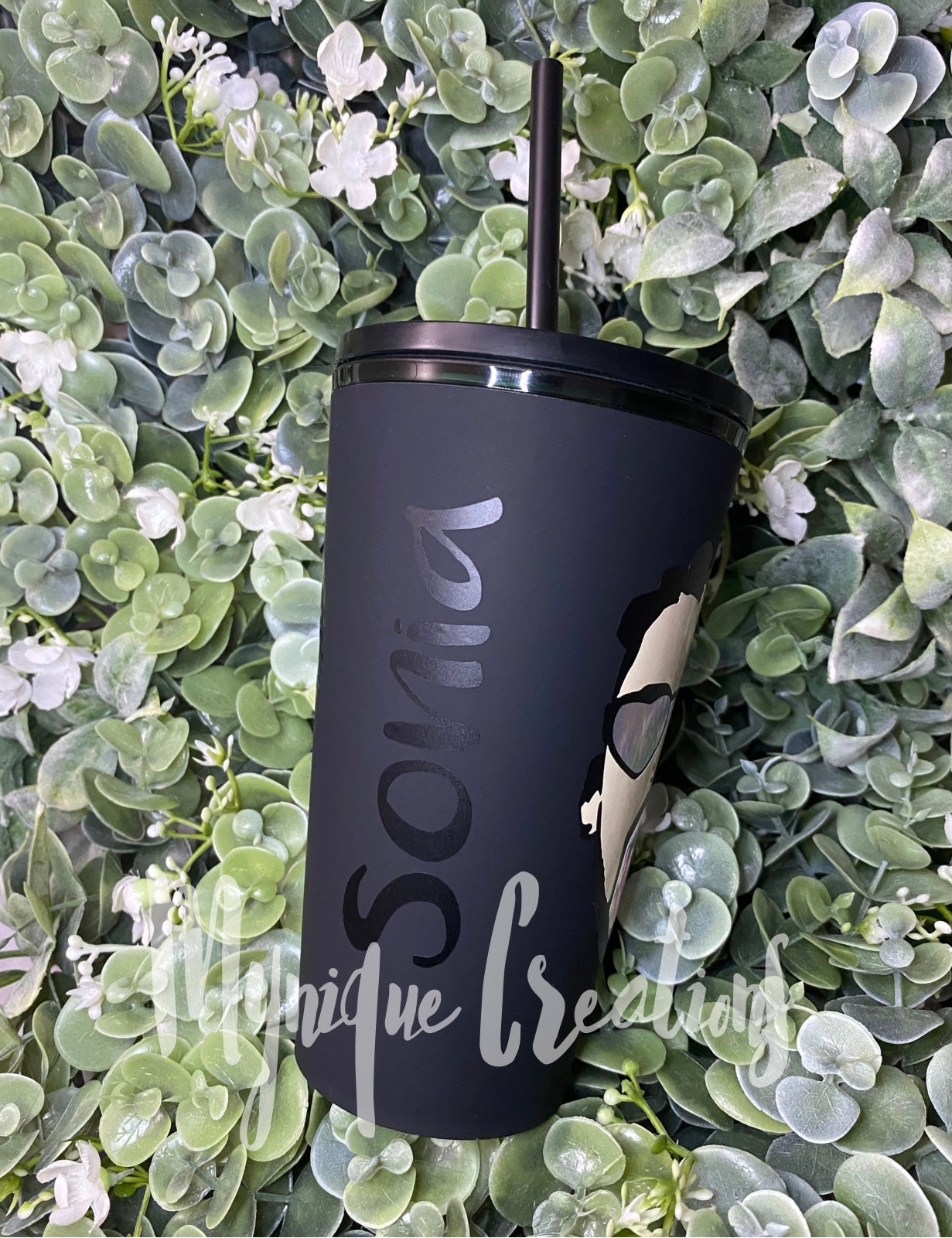 Bad Bunny Matt Black Starbucks Cup – Mynique Creations