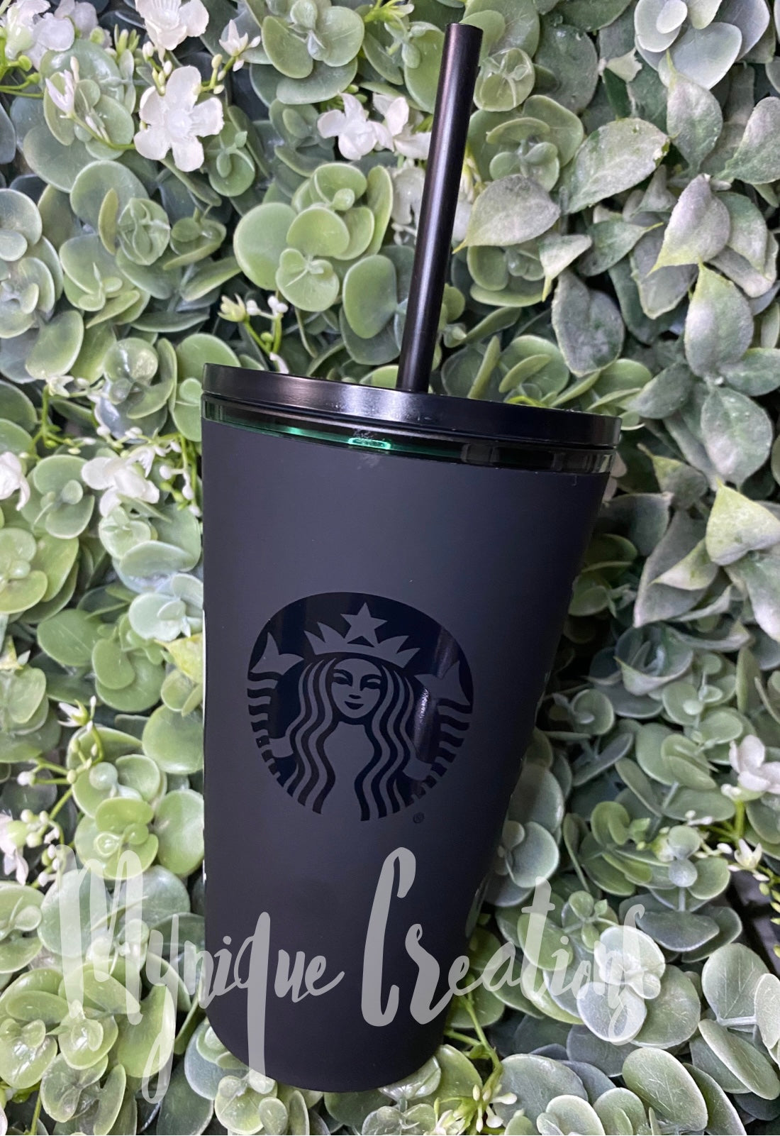 Starbucks Matte 2024 Black tumbler/ black straw