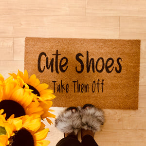 Cute Shoes Take them off Doormat