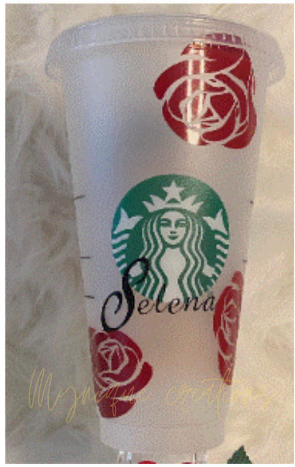 Forever Selena Starbucks cup