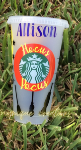 Hocus Pocus Halloween Starbucks cup