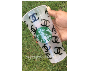 Designer CC Logo Starbucks cup